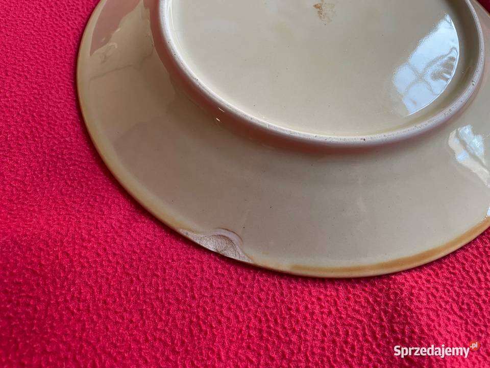 Stare talerze płaskie Tułowice PRL i zachodniopomorskie Kołobrzeg sprzedam