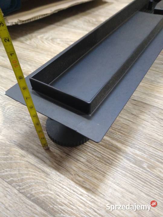 Odpływ prysznicowy liniowy czarny regulowana Dłutów sprzedam