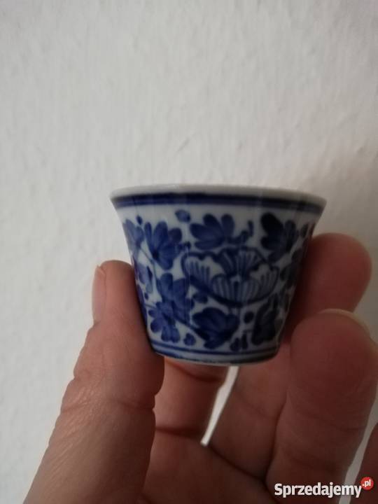 Stara porcelana naparstki wzór cebulowy Ropa