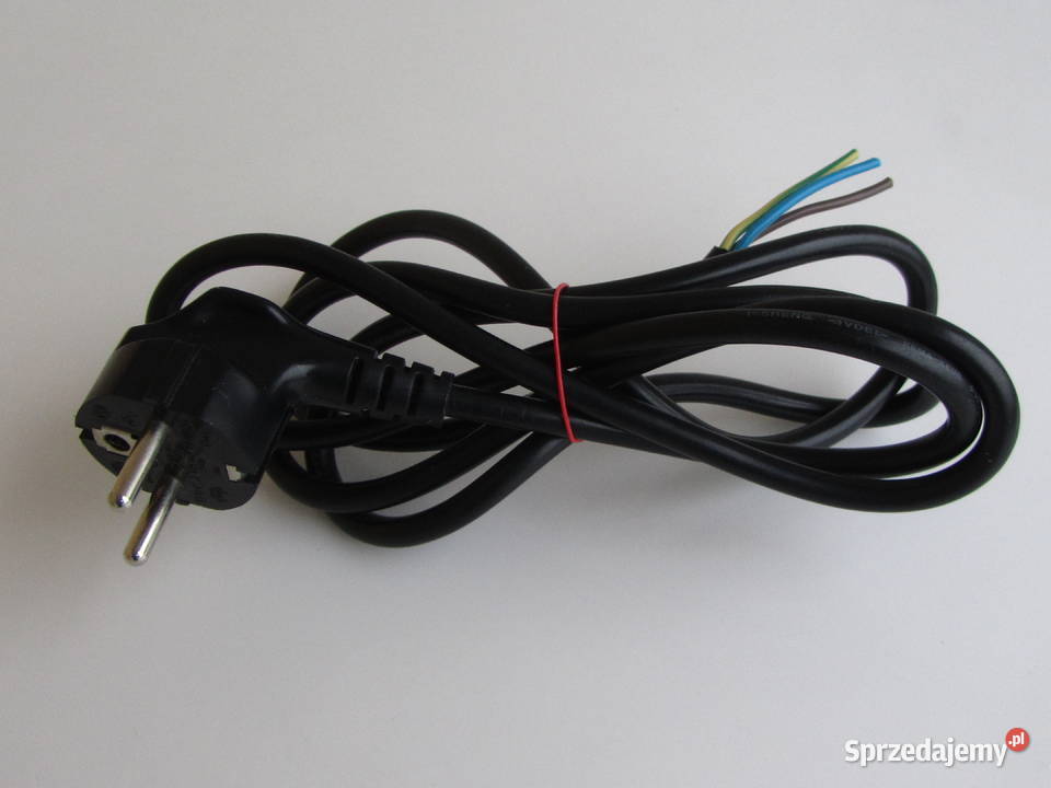 Kabel czarny długość 16 m 3 x 075 mm2 Olecko sprzedam