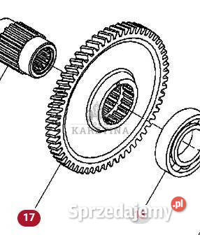 Massey Ferguson 8470 8480 Napęd Pompy Koło Jastrzębniki
