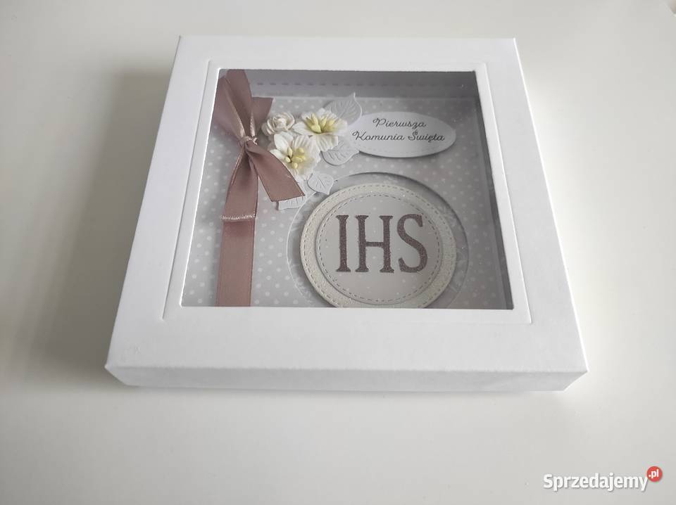 Kartka ręcznie robiona na Komunię Świętą z Łódź sprzedam