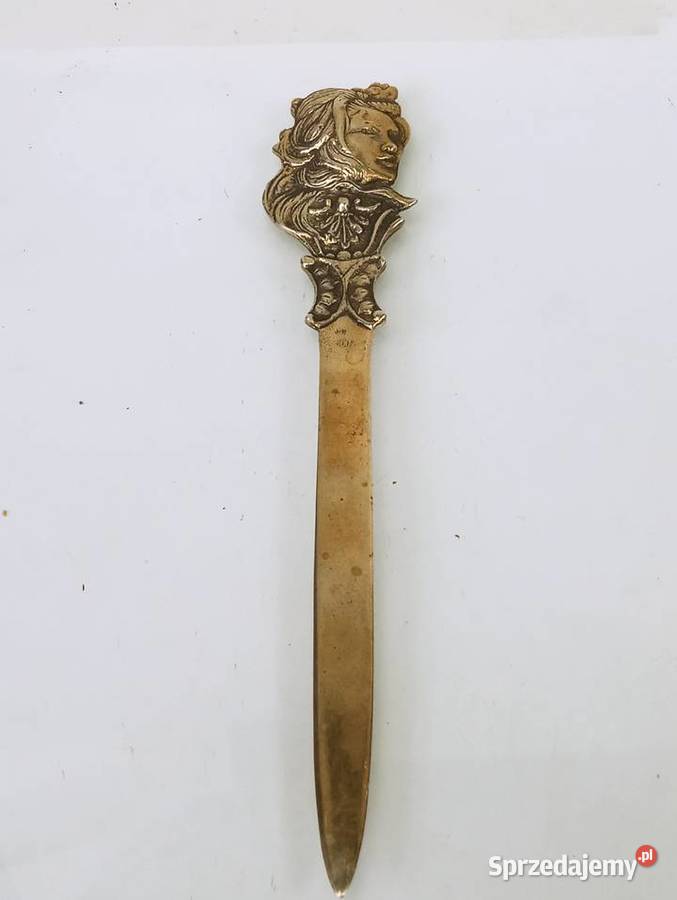 Nóż do papieru Secesja Wiedeń Srebro 800 Nowa Sól