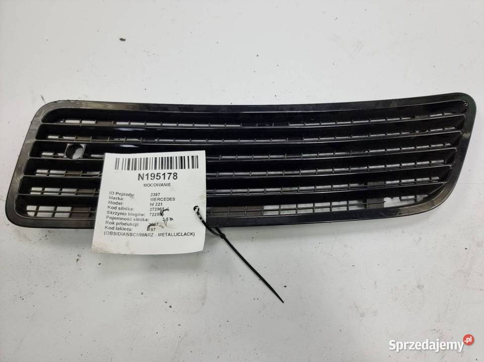 MOCOWANIE MERCEDES W 221 Pozostałe Lipno