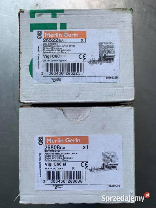 Acti9 Vigi C60 si bloc diffrentiel 63A 4P Pozostałe mazowieckie sprzedam