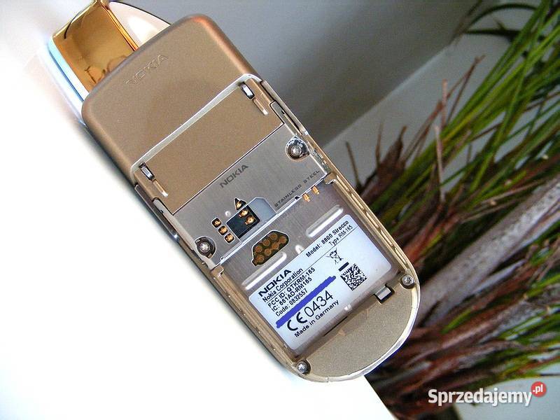 Telefon Nokia 8800 Sirocco Gold 18k ochrona Zgierz
