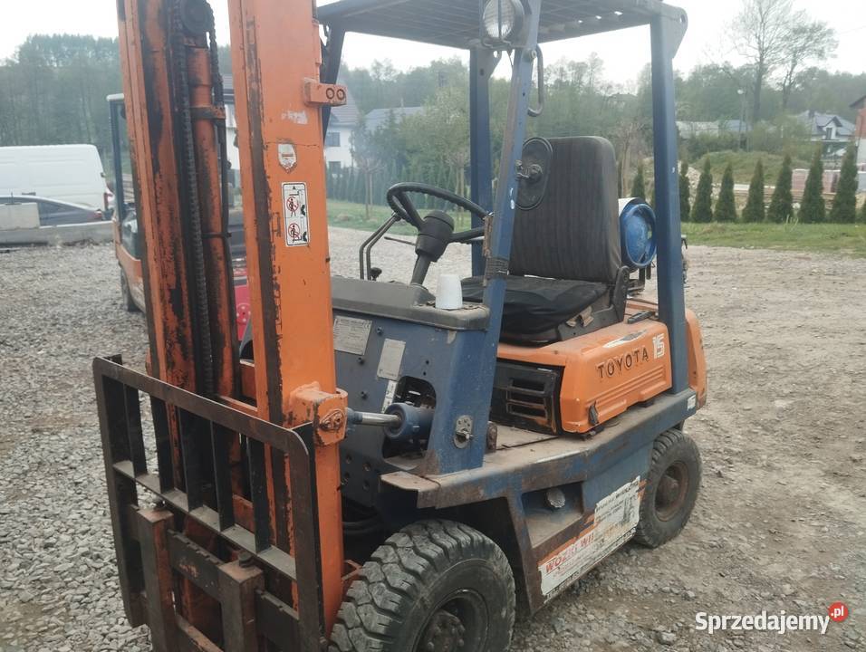 Wózek widłowy Toyota Wózki widłowe małopolskie Ściborzyce sprzedam