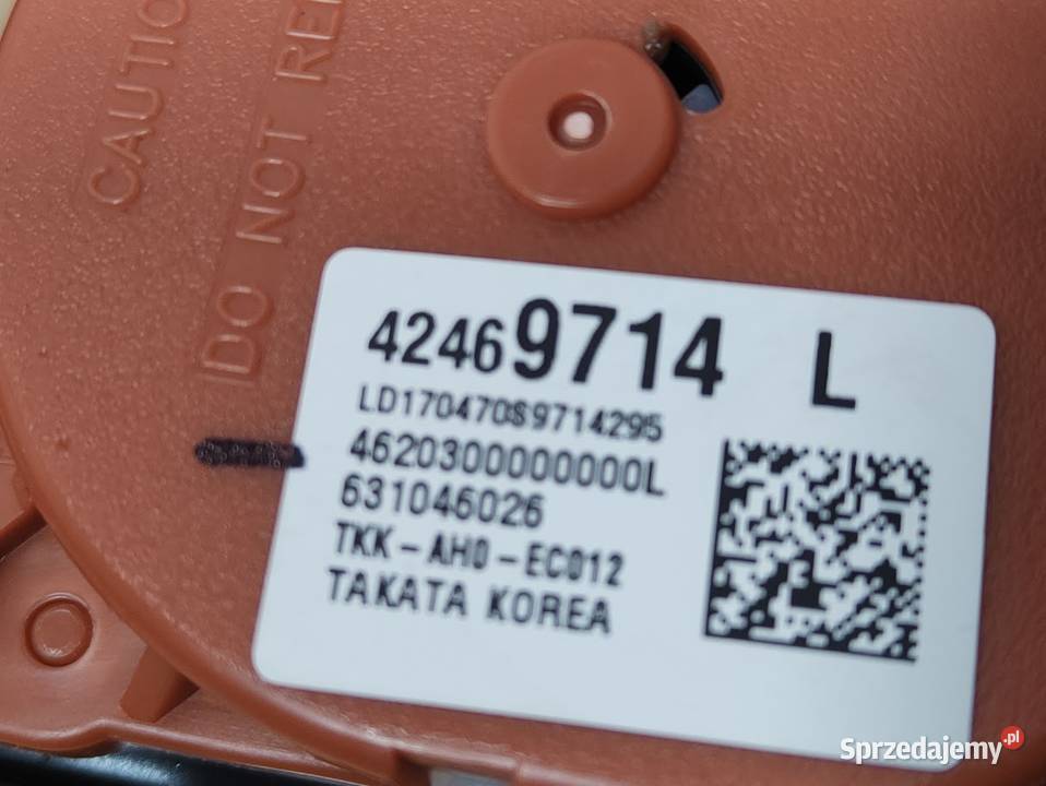 Pas Bezpieczeństwa Lewy Tył Opel Mokka X 2016 Pleszew sprzedam