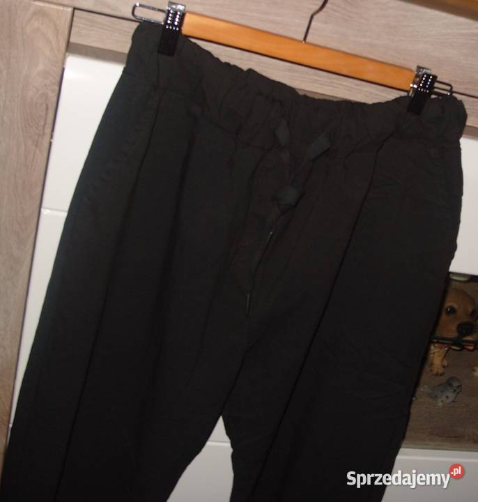 DUŻE CZarne gumowane spodnie Gnieciuchy xxl xxxl wielkopolskie Rawicz