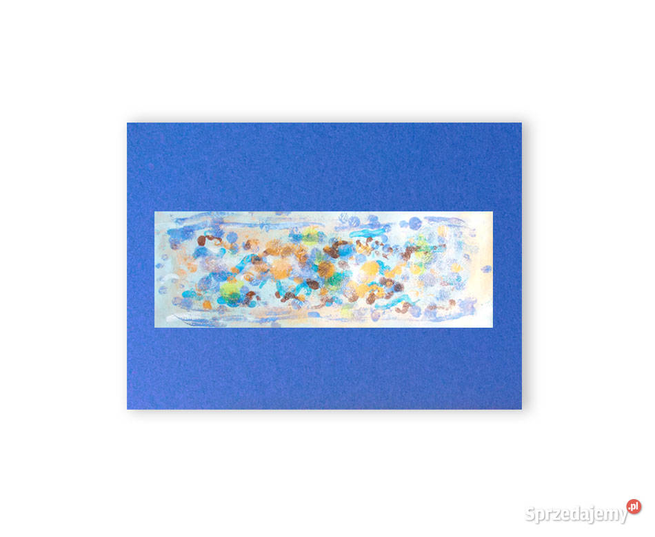 minimalizm dekoracja abstrakcja granatowa marine Kraków sprzedam