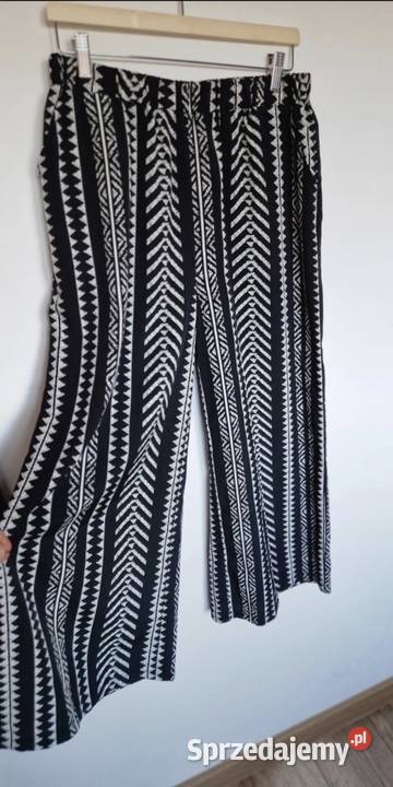 Spodnie szerokie luźne palazzo kuloty XL czarno Lublin sprzedam