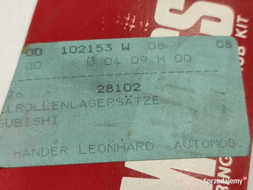 ŁOŻYSKO PIASTY USZCZELNIACZ 2X ZESTAW KOYO