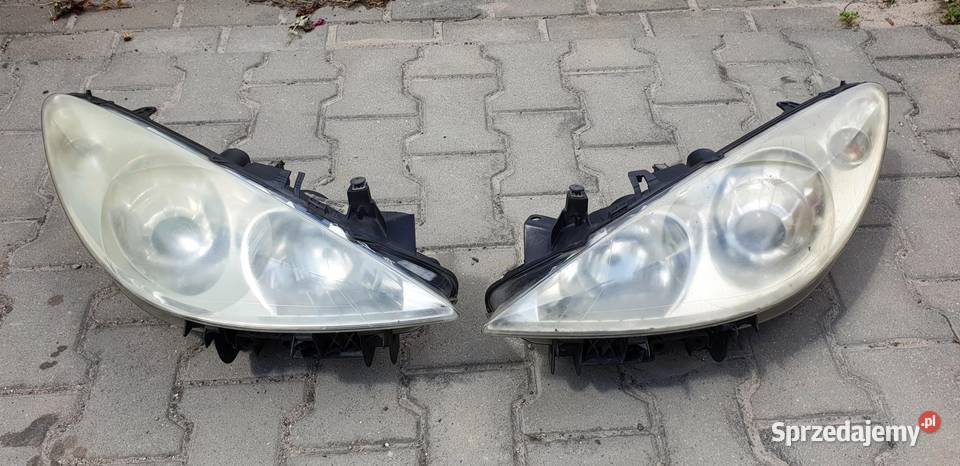 Peugeot 307 lift lampy przód przednie soczewka