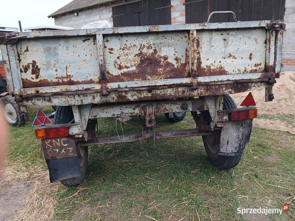 Przyczepa d46 sztywna w oryginale Ifa Rolnictwo Kłodawa