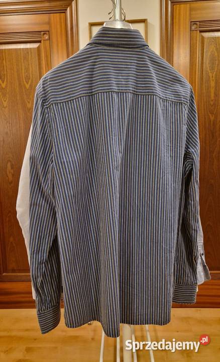 KOSZULA męska marki Cottonfield L bawełna ciemno Lublin