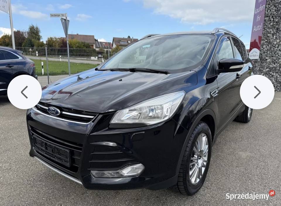Ford Kuga 4x4 2014 pół skóra z Niemiec super Jelenia Góra