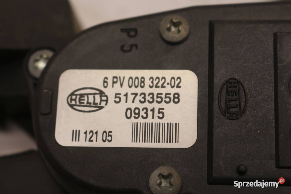 FIAT CROMA 2 19 JTD POTENCJOMETR GAZU 51733558