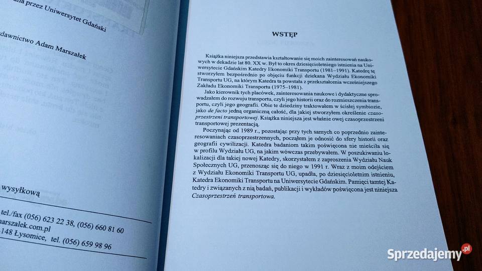 Czasoprzestrzeń transportowa Andrzej Piskozub ISBN 8373227431 Książki naukowe i popularnonaukowe Gdańsk sprzedam