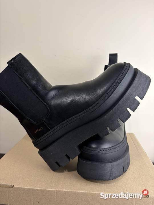ButyBotki Copenhagen Studios Chelsea Boots czarny Kozaki dolnośląskie