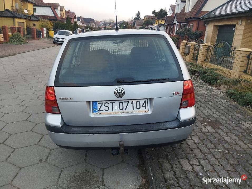 Vw golf 4 kombi 19 TDI 105 bez rdzy centralny zamek zachodniopomorskie Świnoujście