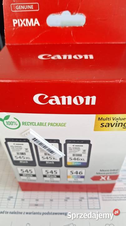 Tusz Cartridge Canon Pixma PG545XL Black i Oława