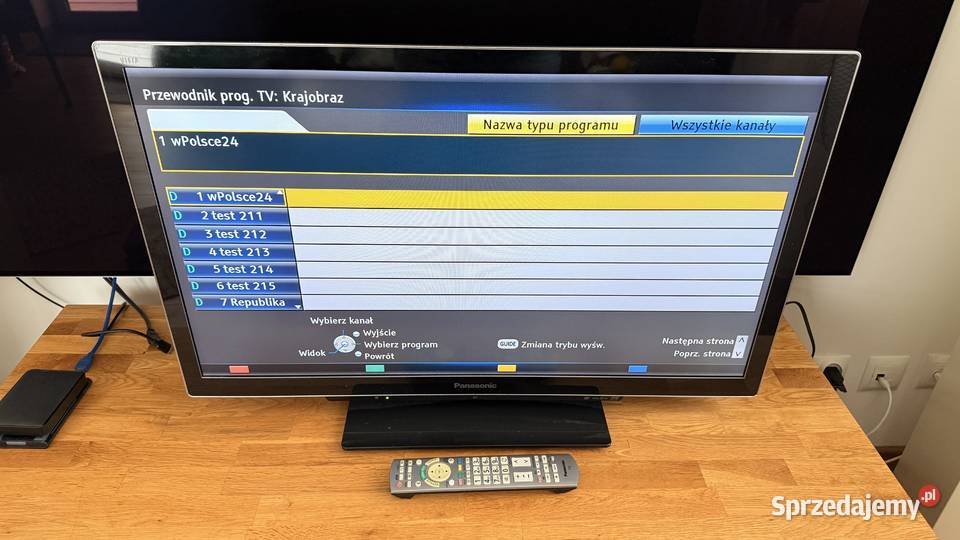 Telewizor LCD Edge LED 3D 32 Panasonic 32cale Telewizory Białystok