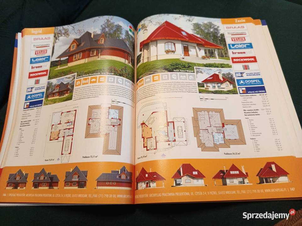Katalogi i proiekty ddomów rodzinnych Warszawa