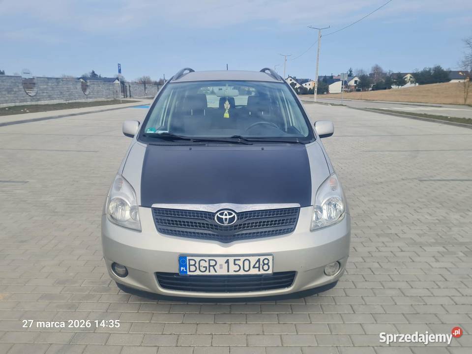 COROLLA VERSO ładna długie opłaty nieuszkodzony Corolla Verso Grajewo