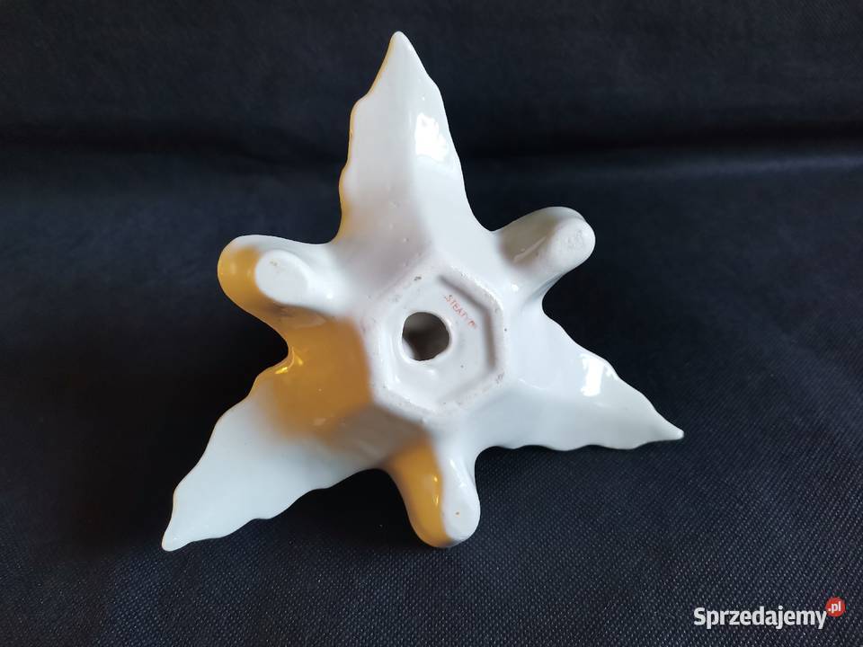 Stara figurka Kobieta na Liściu popielniczka Porcelana i szkło Siemianowice Śląskie sprzedam