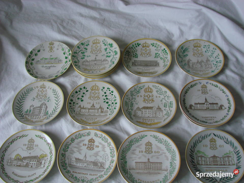 GEFLE Zamki szwedzkie porcelanowe talerze 195061