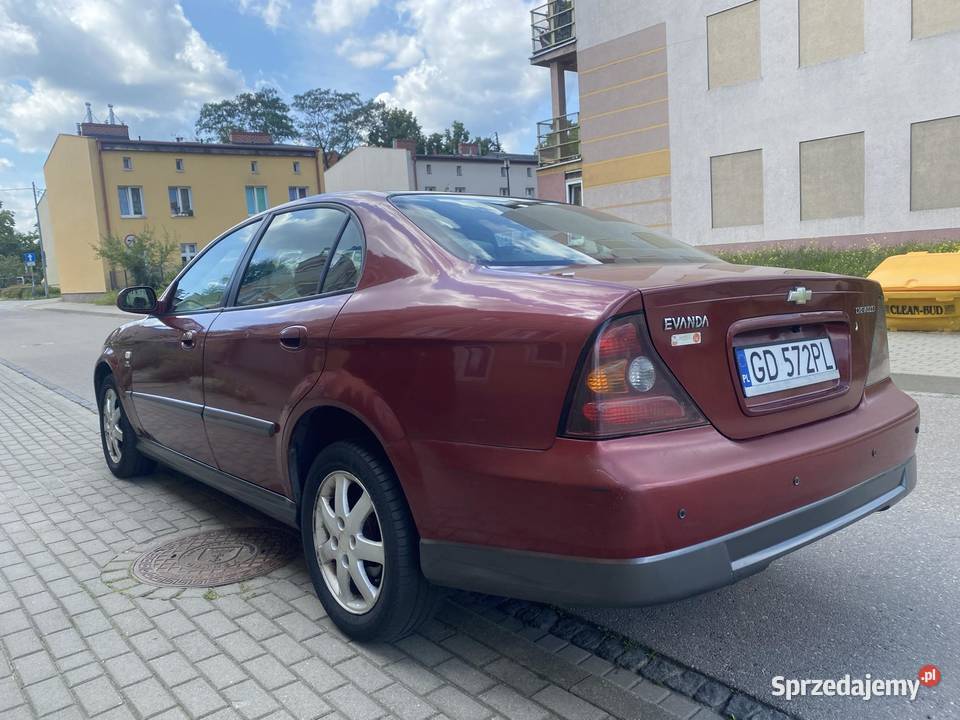Chevrolet evanda 20 lpg wazny na 5 lat 220000km Evanda Gdańsk sprzedam