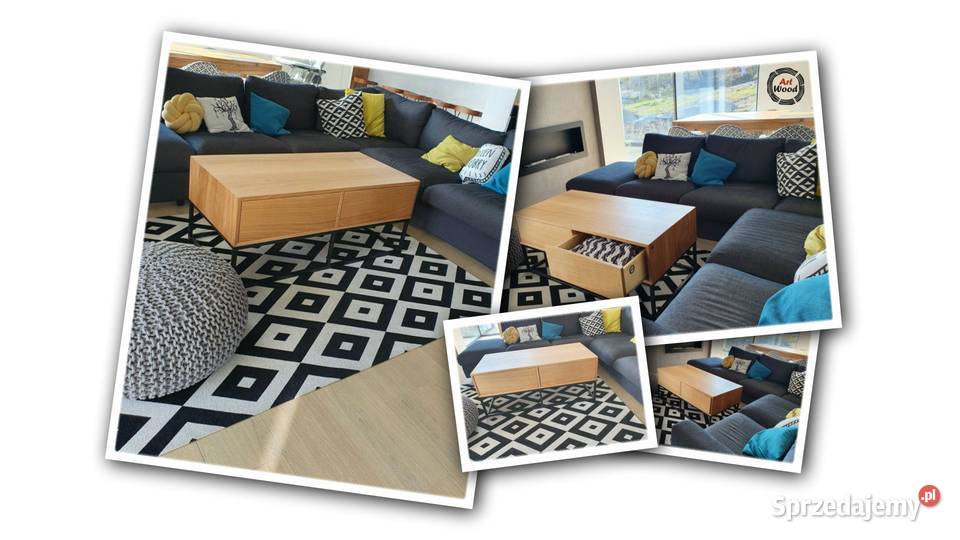 Stolik kawowy z szufladami Pozostałe Nowy Sącz