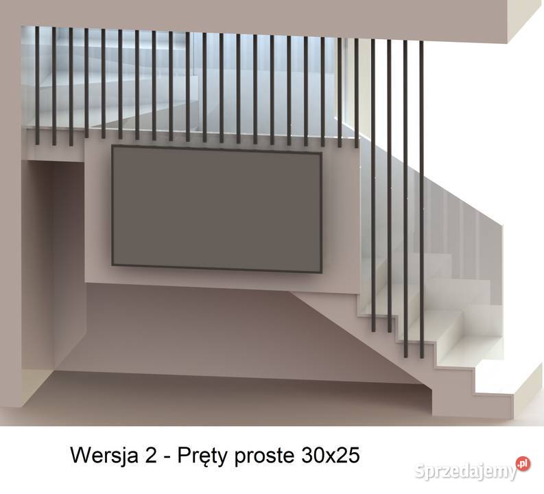 Barierka na wymiar balustrada metalowa spawana Schody i balustrady Kutno