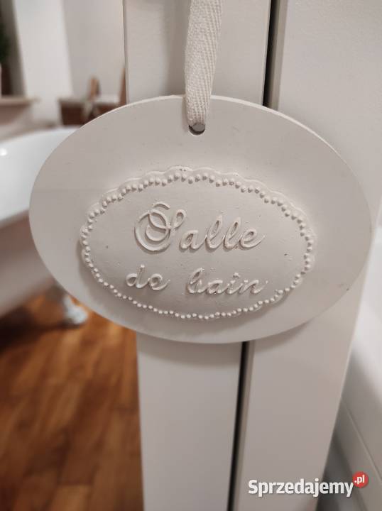 Zawieszki do łazienki białe ładne Legnica