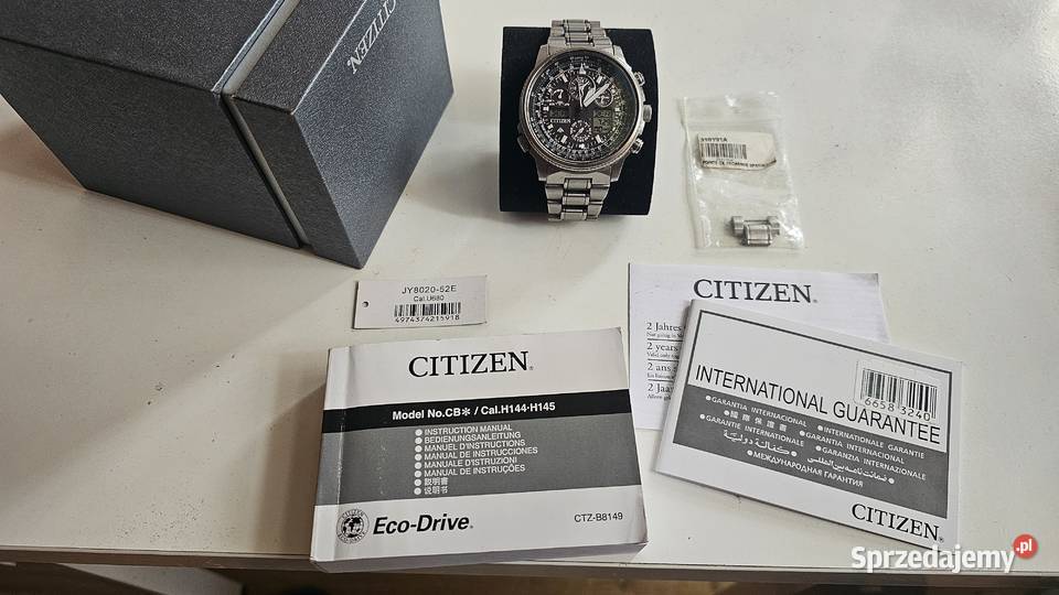 Zegarek Citizen EcoDrive JY802052E tytanowy Szprotawa sprzedam