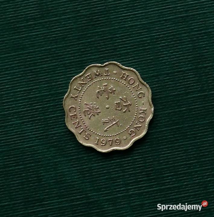 HONGKONG 20 centów 1979r
