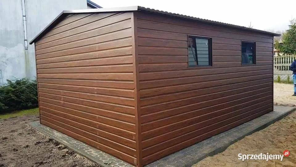 Garaż blaszany 4x6 drewnopodobny Kraków sprzedam