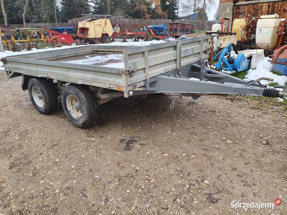 Przyczepa samochodowa tandem 2 osiowa idealna sprzedam