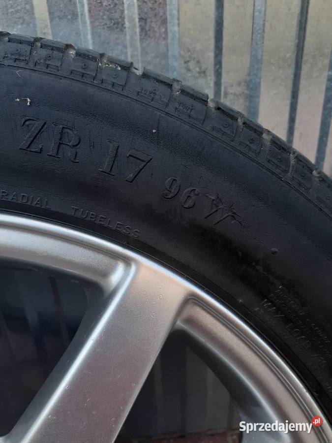 Felgi aluminiowe plus opony letnie 17cal 5108 Pełczyn