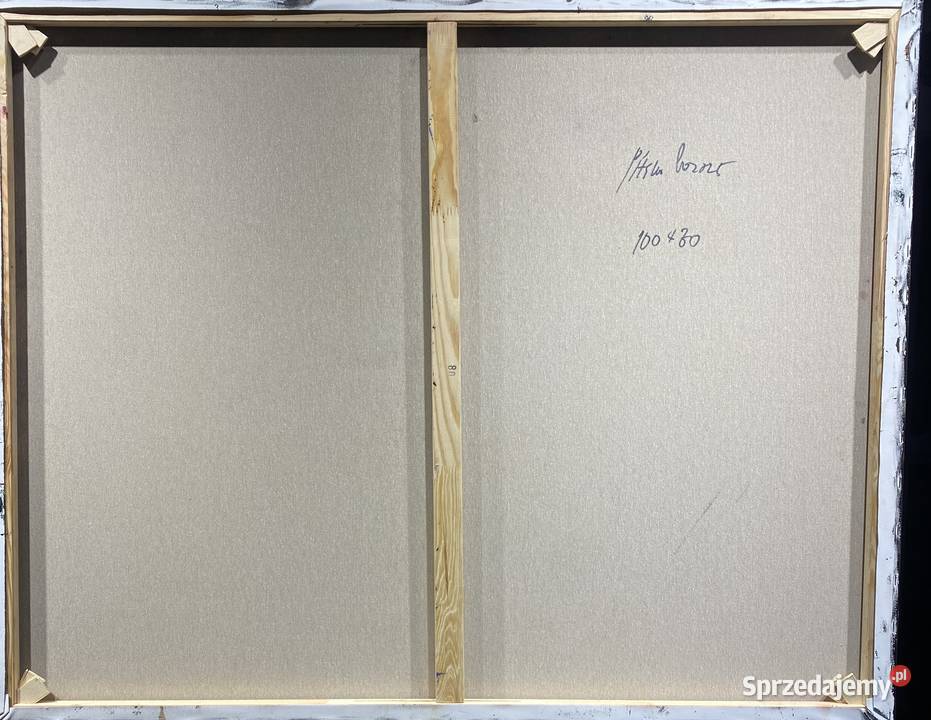 Pitsko Giennadij Żubr 100x80 obraz olejny pomorskie Rumia