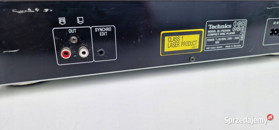 Cd player Technics SL PG 340A SLPG340A Międzychód