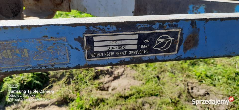 Pług rubin Lemken 3 skiby Dolina sprzedam