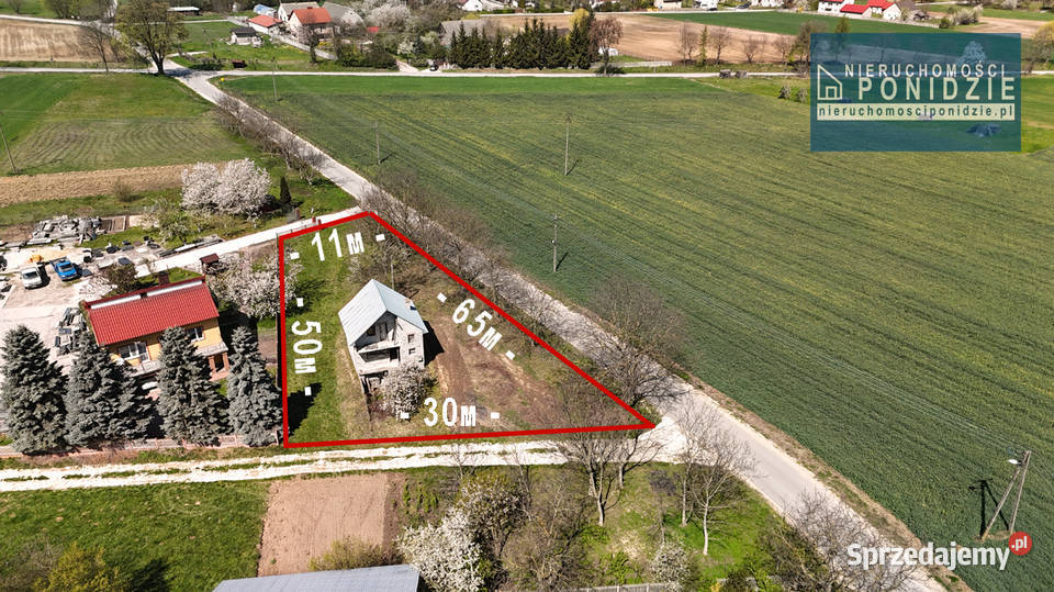 Dom w trakcie budowy Góry gm Michałów świętokrzyskie Busko-Zdrój