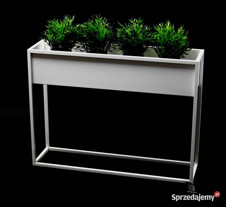 Kwietnik Metalowy Stojak Donica 60x80 skrzynka wielokolorowy Sobienie-Jeziory