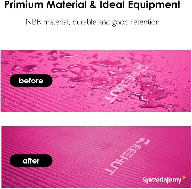 180x61 Reehut 127mm GRUBA MATA GIMNASTYCZNA DO