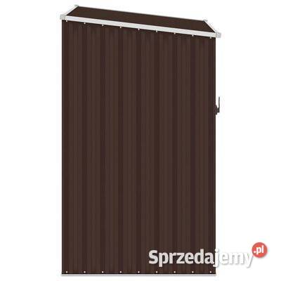 vidaXL Szopa ogrodowa brązowa 87x98x159 stal Warszawa sprzedam