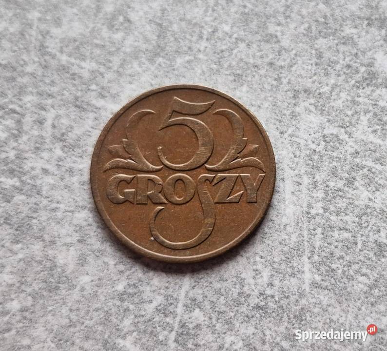 434 POLSKA II RP 5 Groszy 1937 r