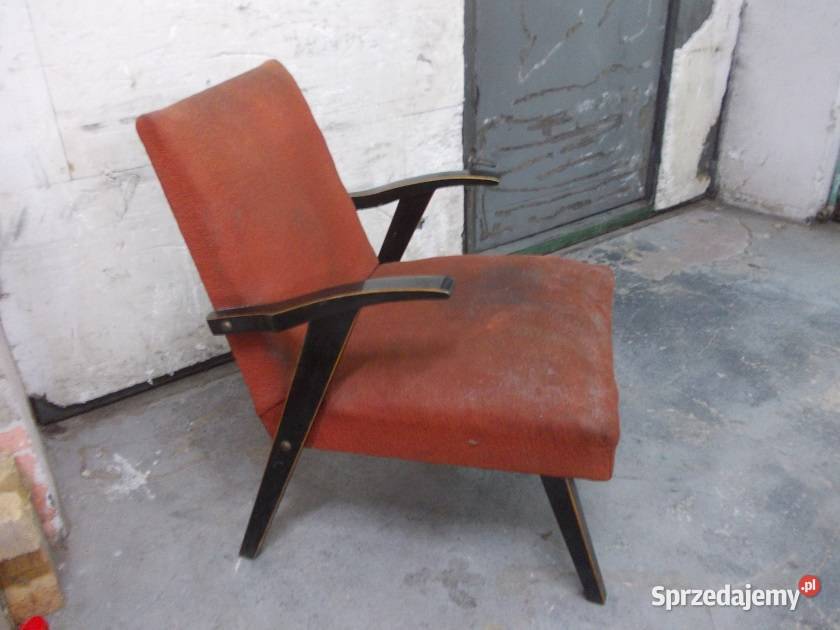 Stary fotel PRL vintage pro Puchała śląskie Bielsko-Biała