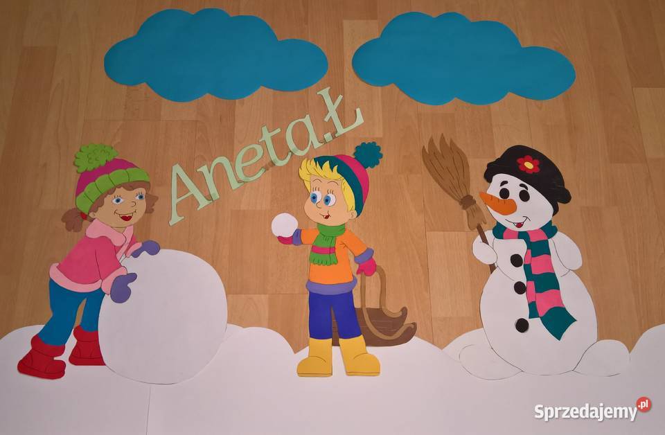 Dekoracje zimowe z brystolu Ryki