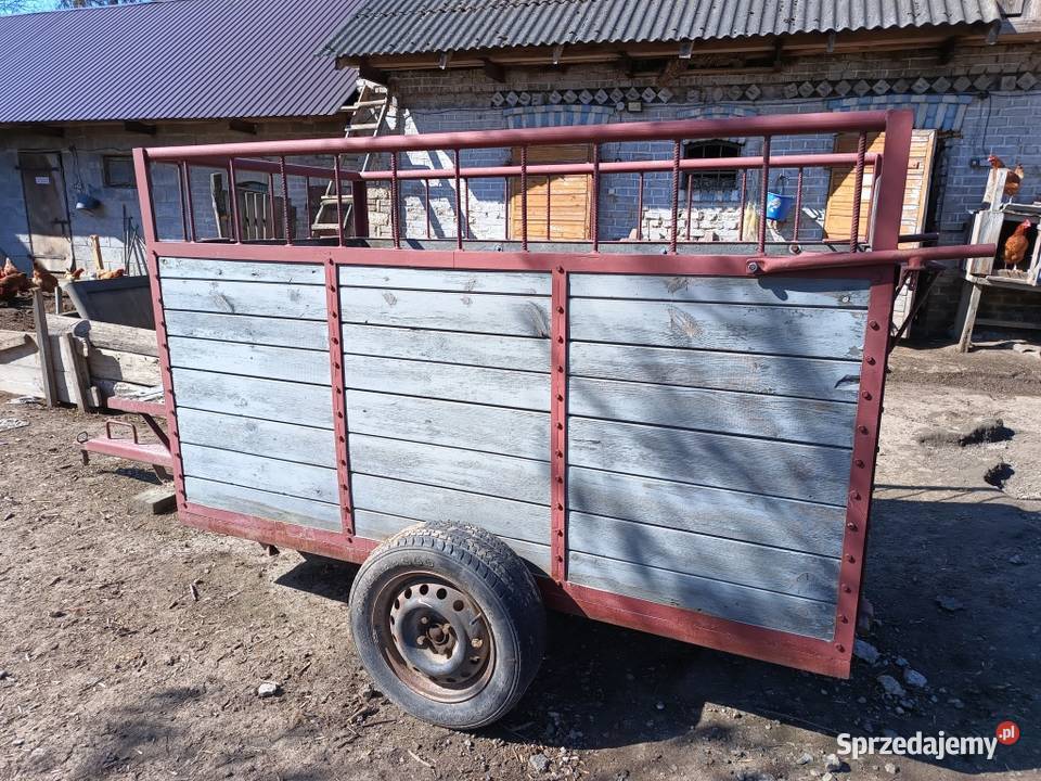 Klatka Dwukółka Przyczepka do ciągnika mazowieckie Jelanka